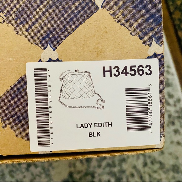 Brighton Black Quilted Lady Edith Handbag - Picture 6 of 13